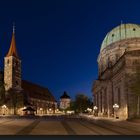  Nürnberg - Jakobsplatz mit St- Elisabeth und St. Jakob