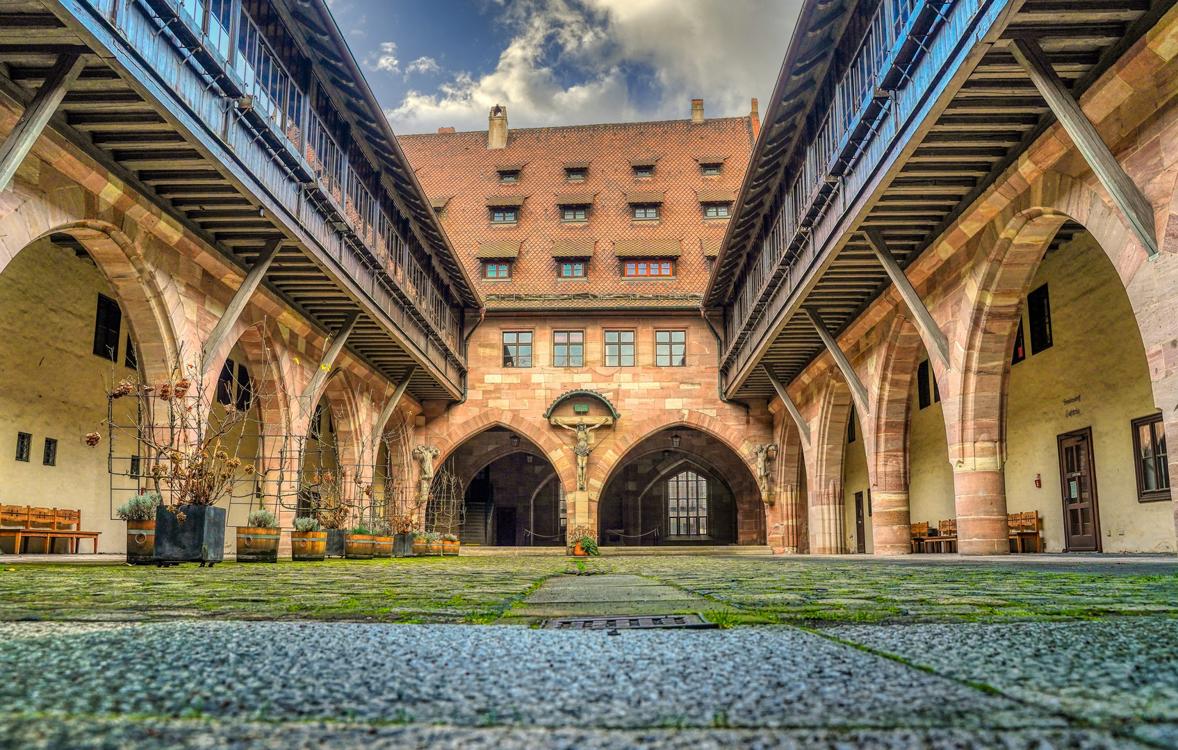 Nürnberg, Kreuzigungshof Heilig_Geist-Spital