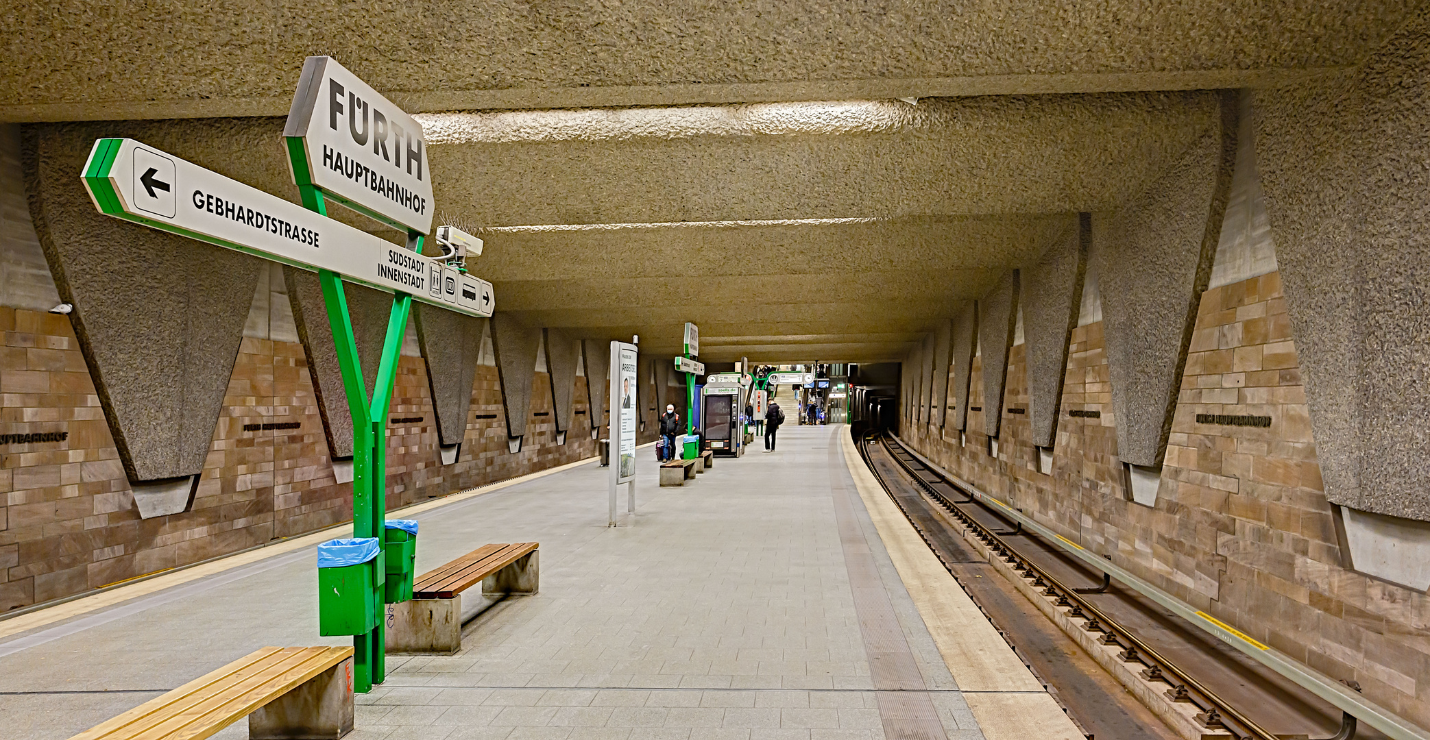 Nürnberg, Linie U1, Station 'Fürth Hauptbahnhof'