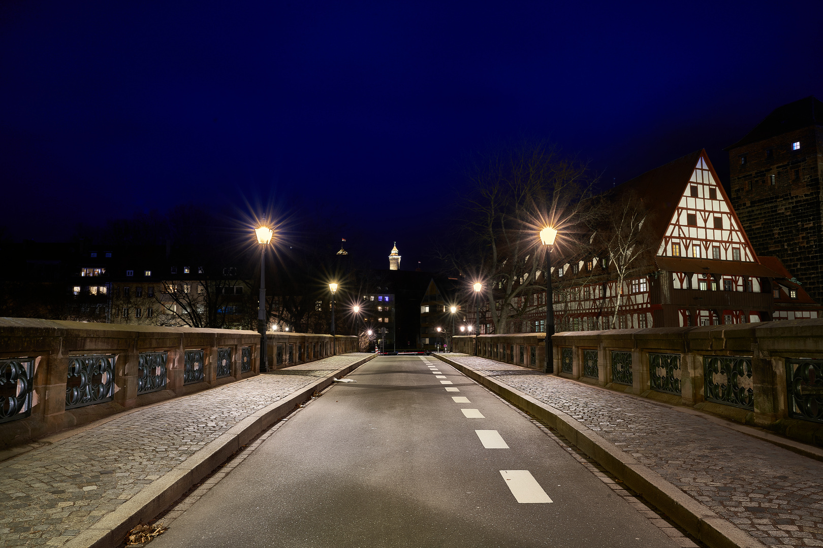 Nürnberg/ Maxbrücke/ Nacht 