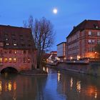 Nürnberg Museumsbrücke Blick nach Osten