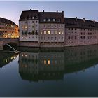 Nürnberg - Museumsbrücke / Heilig-Geist-Spital