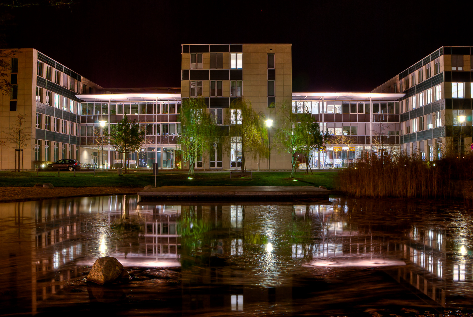 Nürnberg Nordostpark HDR bei Nacht