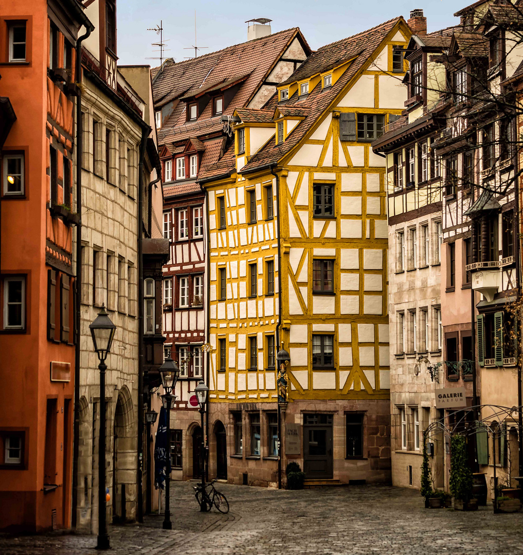 Nürnberg. Weißgerbergasse.