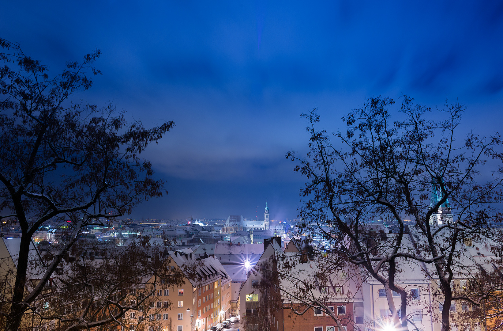 Nürnberg Winternacht