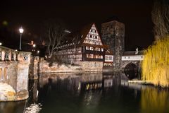 Nürnberger Altstadt bei Nacht