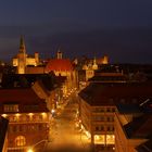 Nürnberger Altstadt - Blick über den Hauptmarkt zur Burg