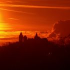 Nürnberger Burg bei Sonnenuntergang