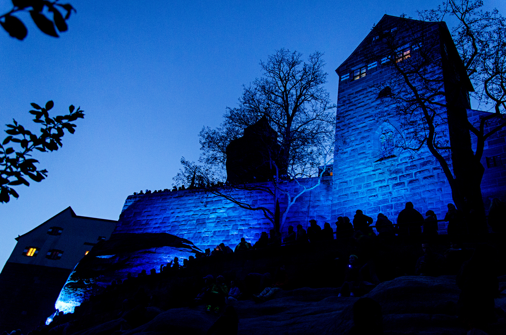 Nürnberger Burg Blaue Nacht 2015