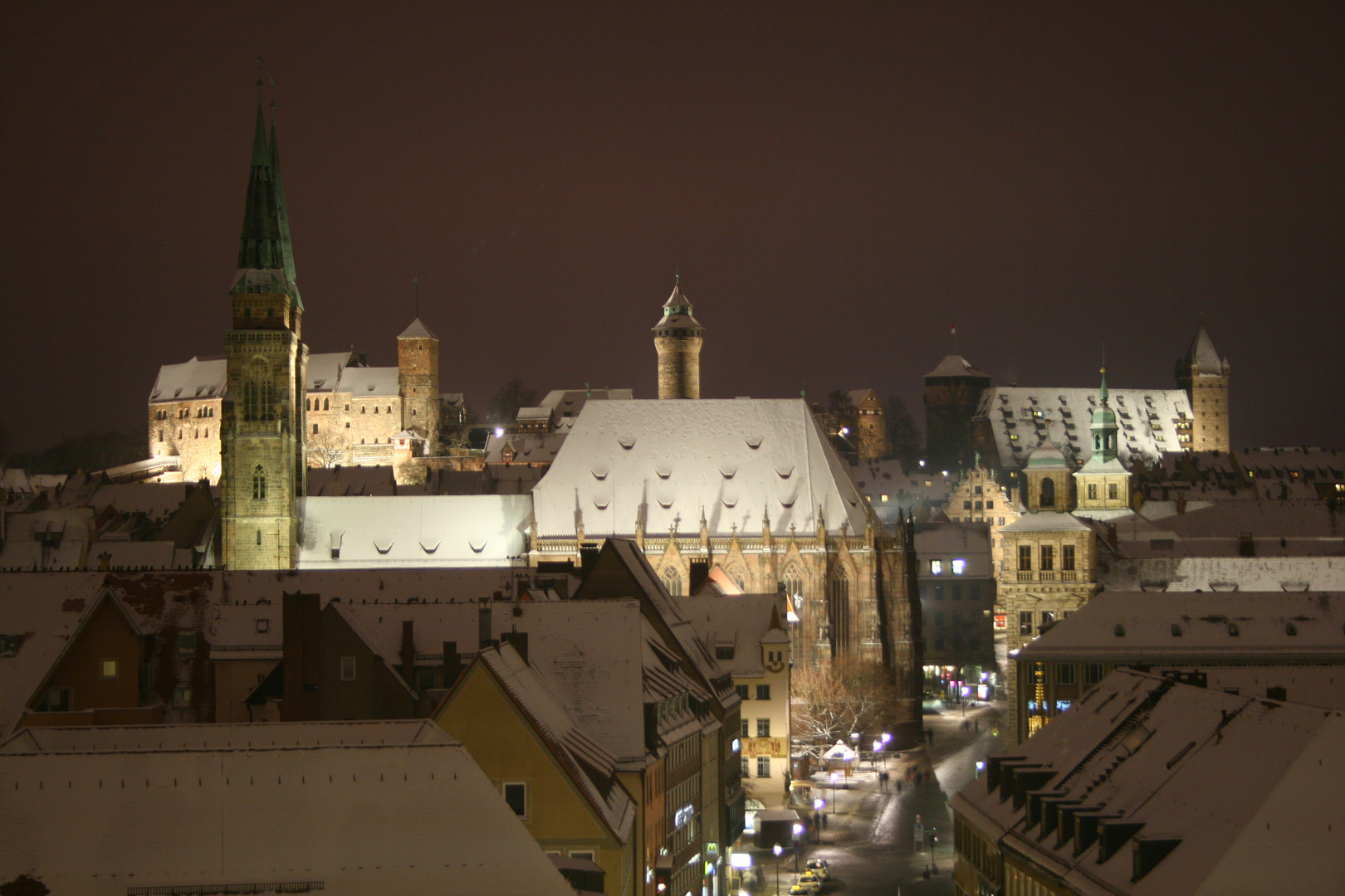 Nürnberger Burg im Winter