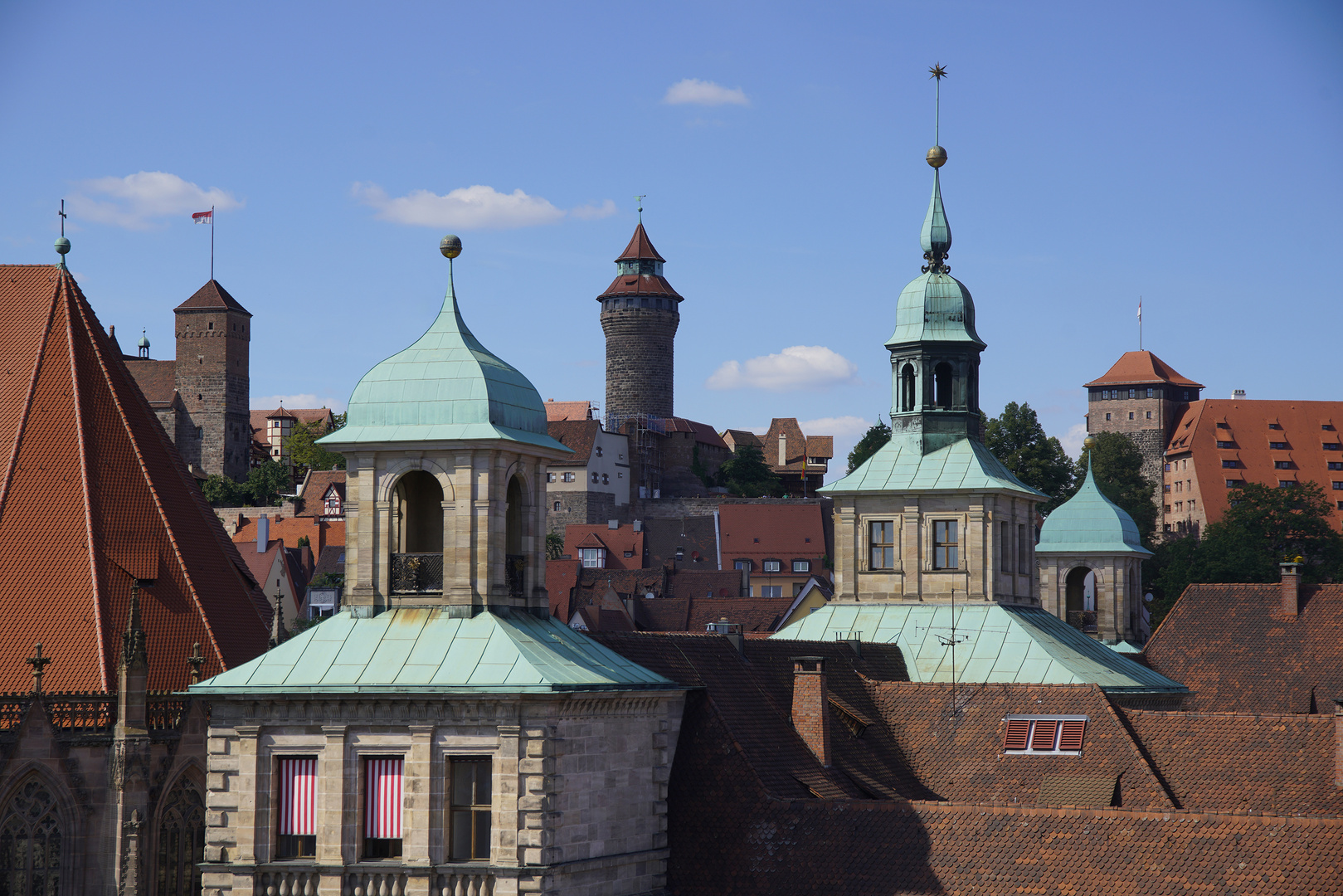 Nürnberger Rathaus und Burg