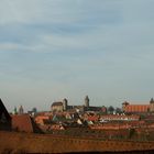 Nürnbergs Burg über den Dächern der Stadt...