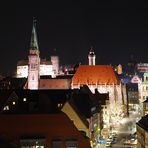 Nürnbergs Gerüste bei Nacht