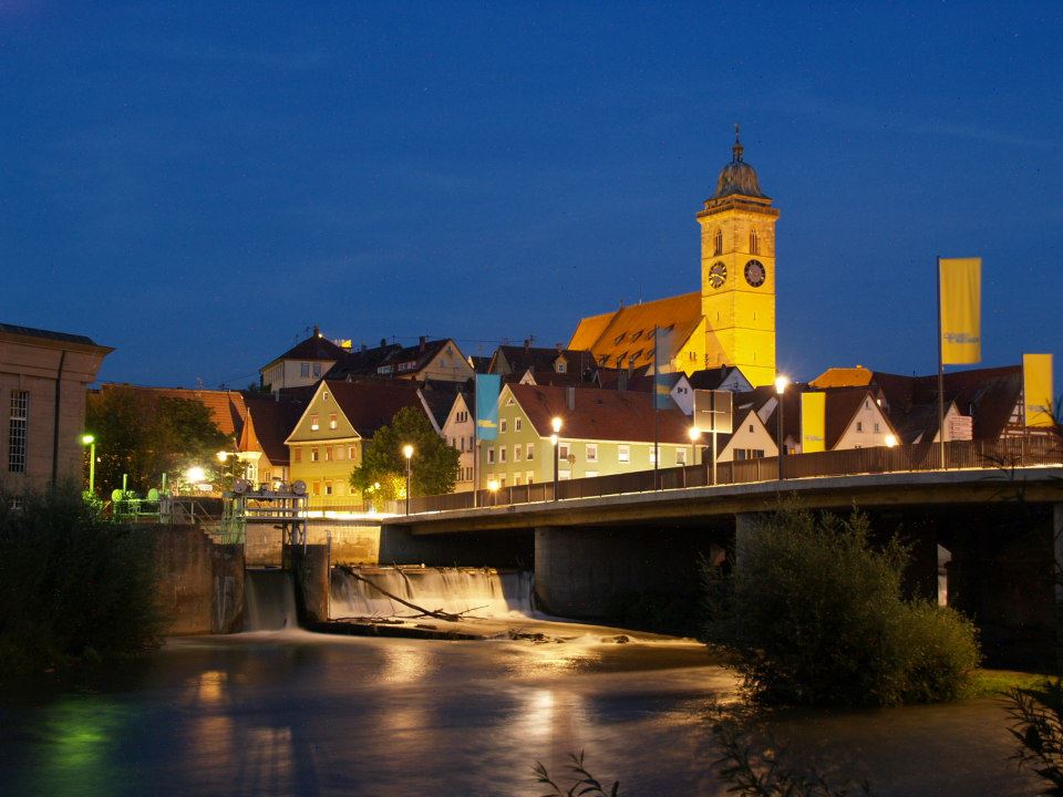 Nürtingen bei Nacht