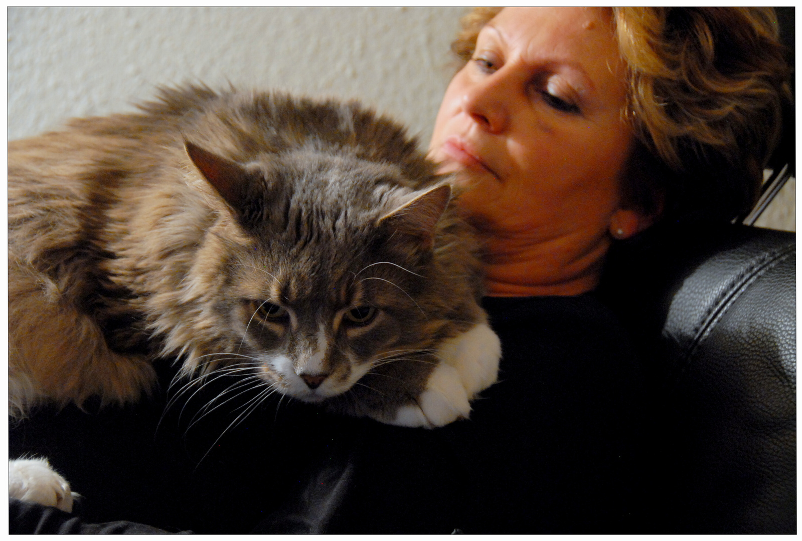 Nuestro Jico guapo con su mamá (Unser schöner Jico mit seiner Mama)