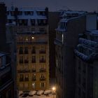 Nuit d'hiver à Paris.