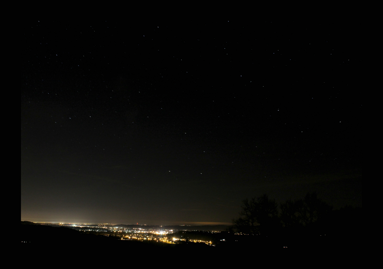 nuit sur la plaine