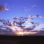 Nullarbor Sonnenuntergang (Australien)