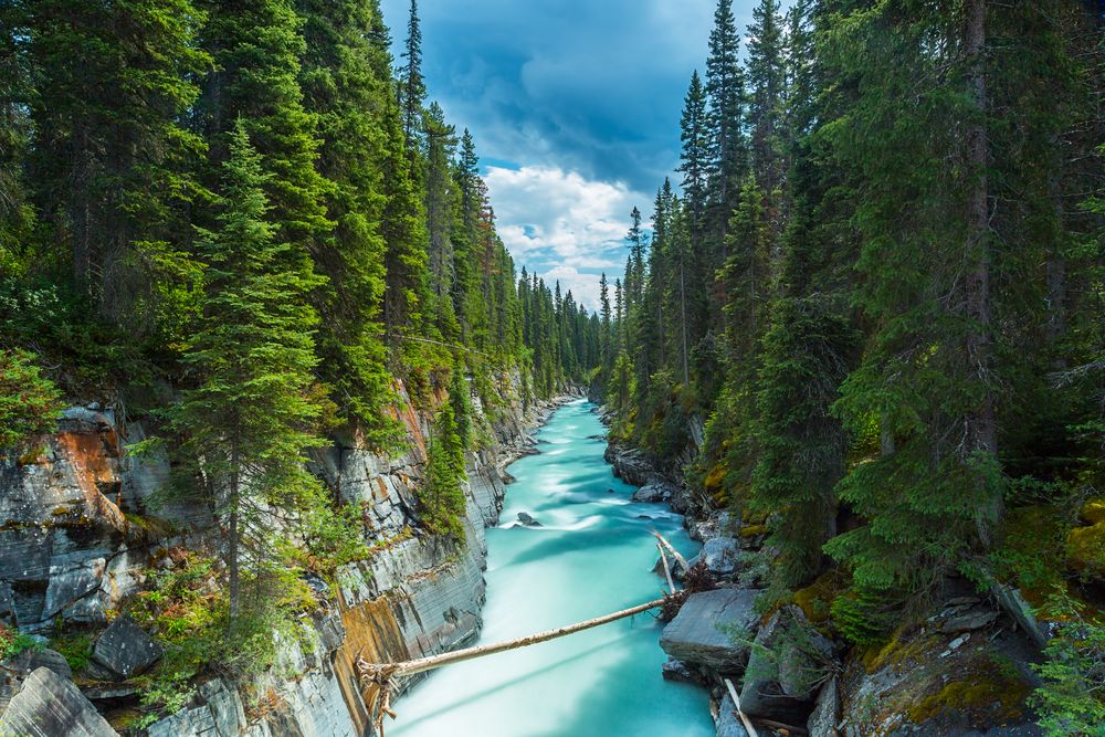 Numa Falls des Vermillion river in BC Kanada