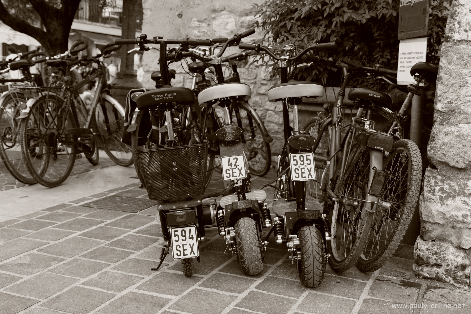 Nummernschild oder Kennzeichengag