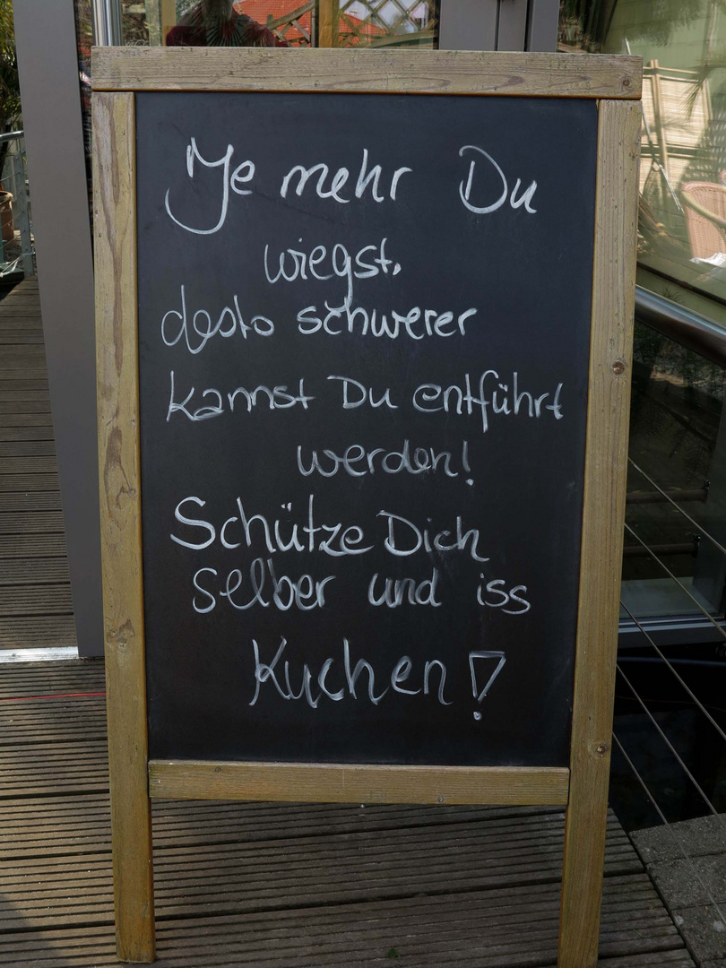 Nun denn ...