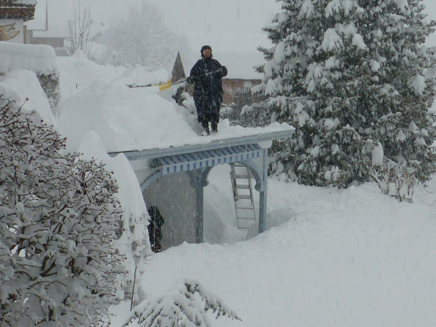 nun reicht es - Schneechaos