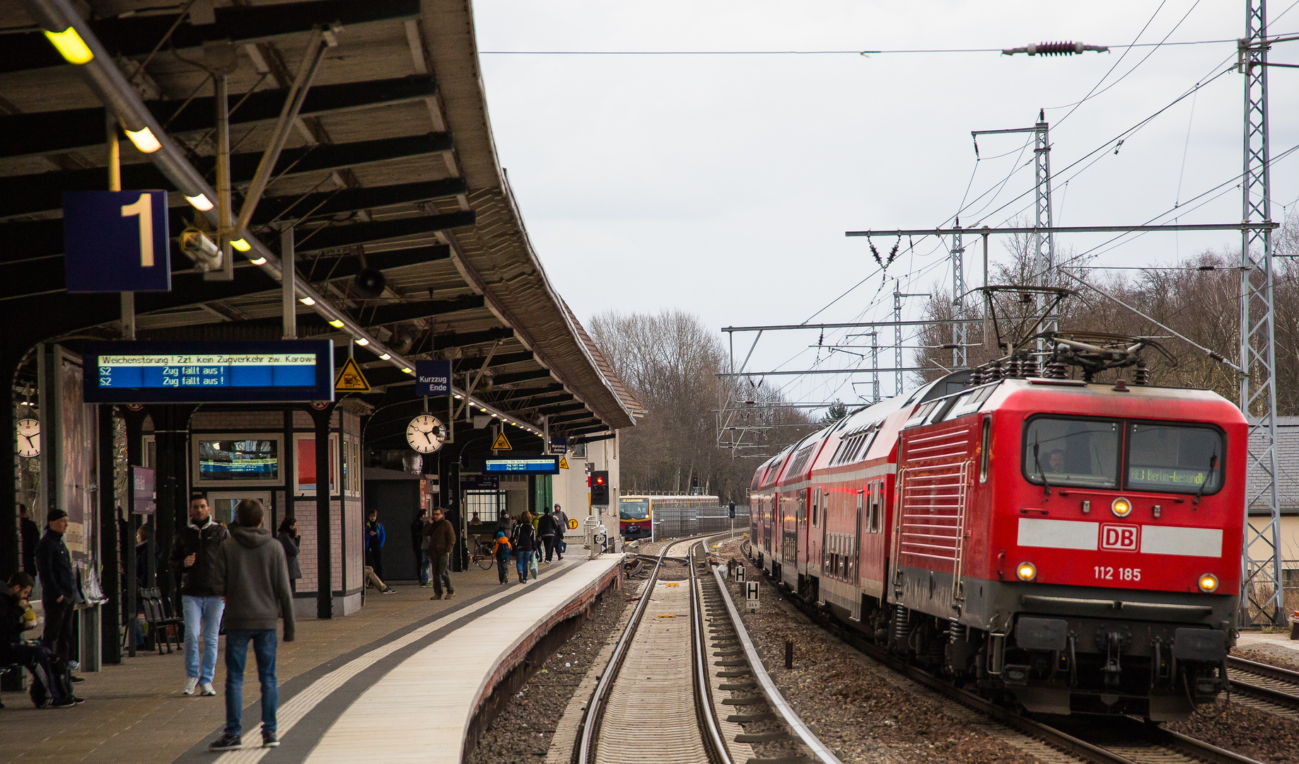 Nur bis Gesundbrunnen ...