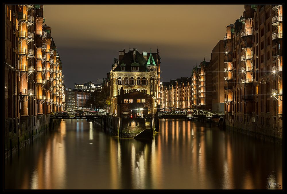 Nur das Wasserschlösschen in der Speicherstadt