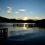 Nur der kalte Wind stört die angenehme Stimmung.....(Wörthersee,14.1.2012)