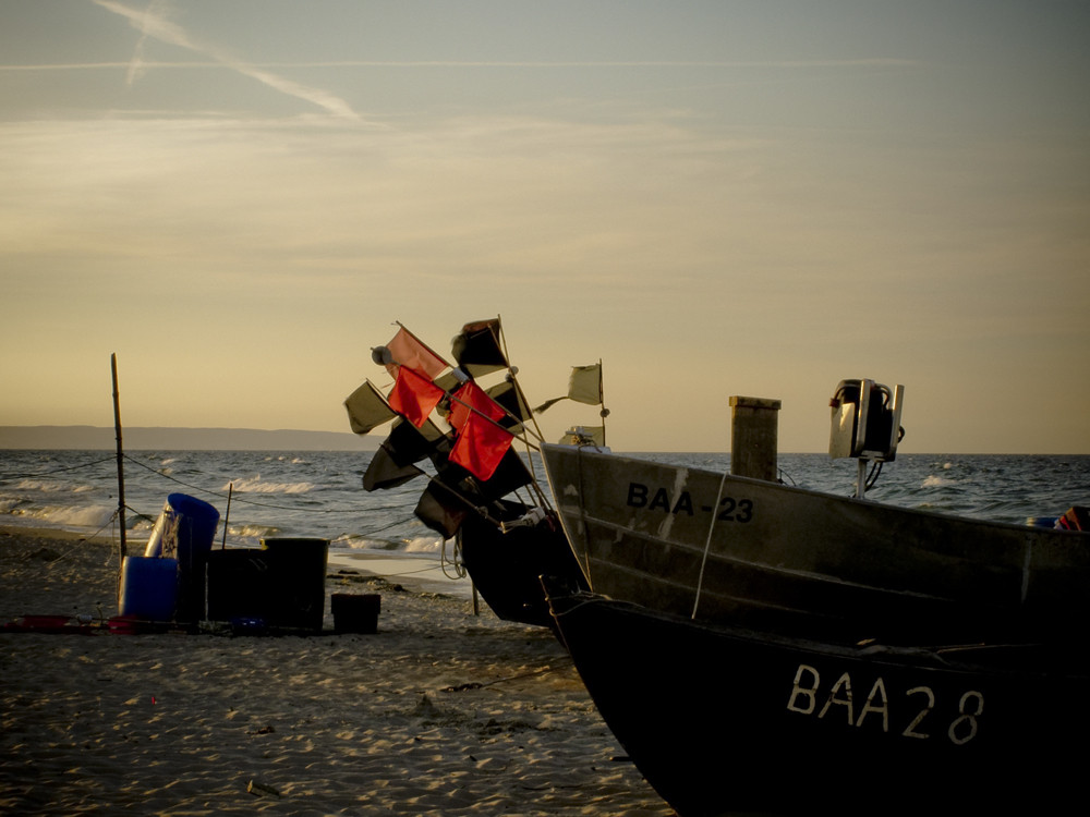 Nur die Fischerboote sind übrig