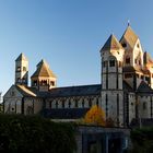 nur die Türme der Abbey im späten Sonnenlicht leuchten noch