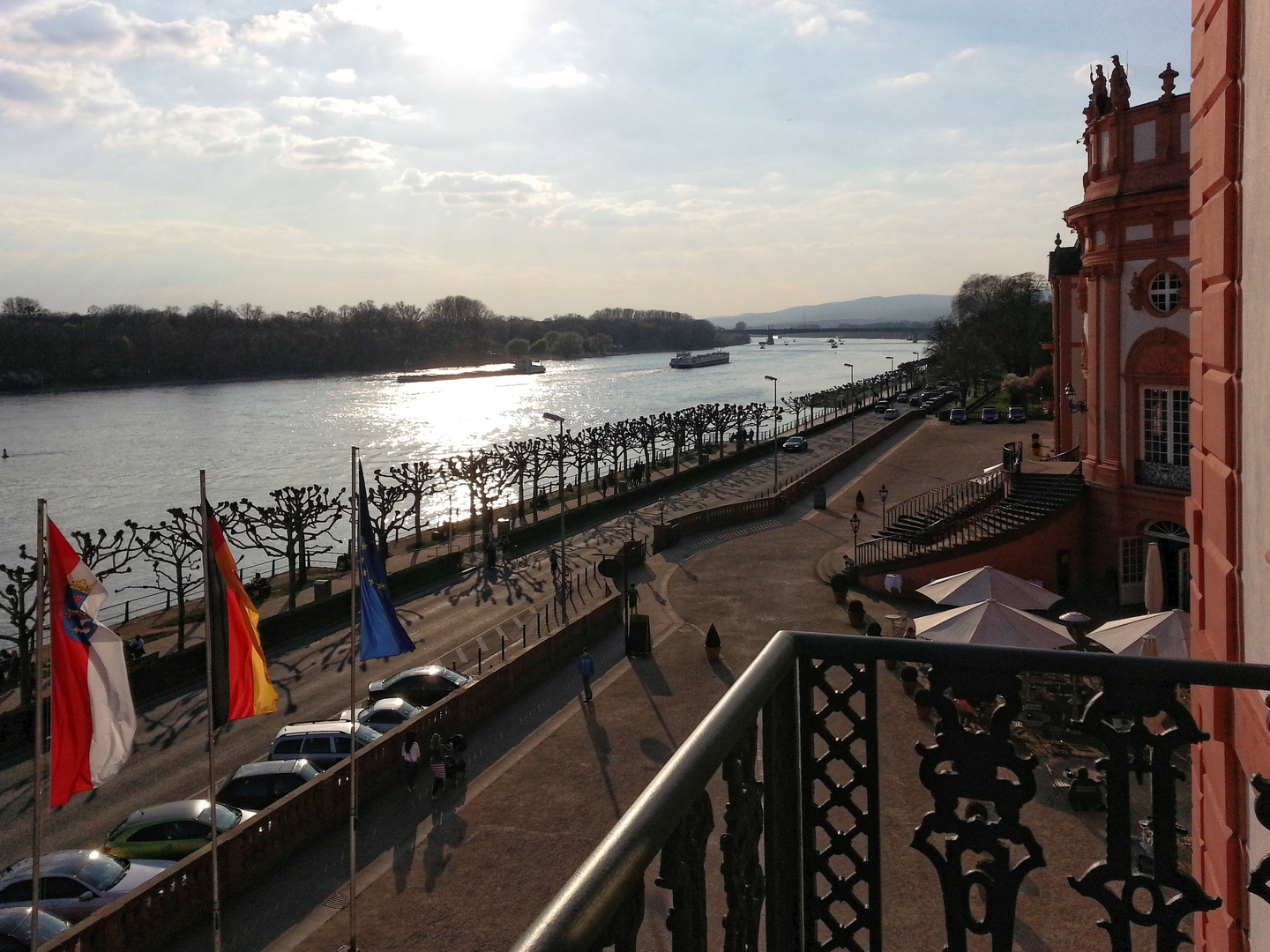 Nur ein 2. schnelles Knipsbildchen von meinem Balkon... :-)