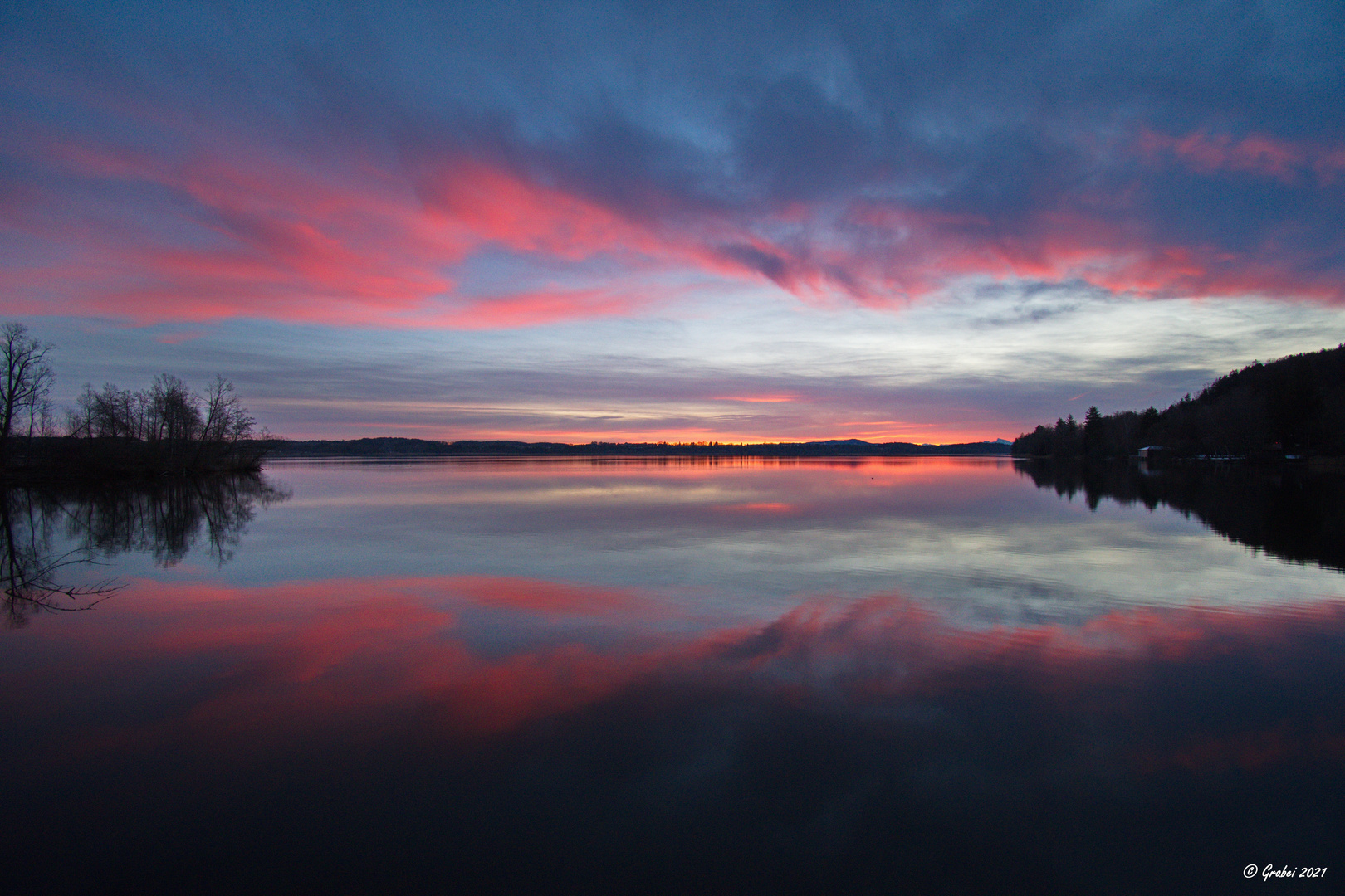 Nur ein Blick über den See 