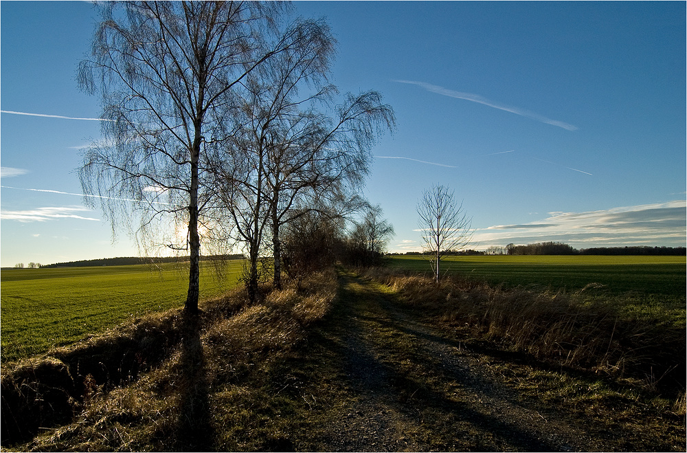 " Nur " ein Feldweg ...