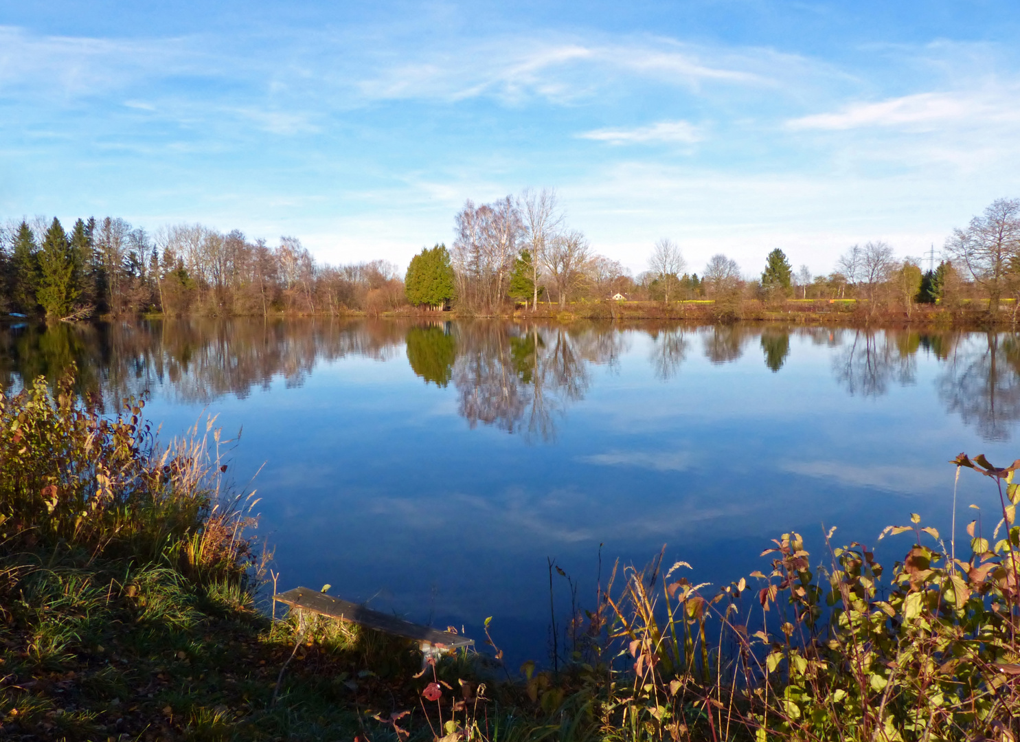 Nur ein Fischweiher...