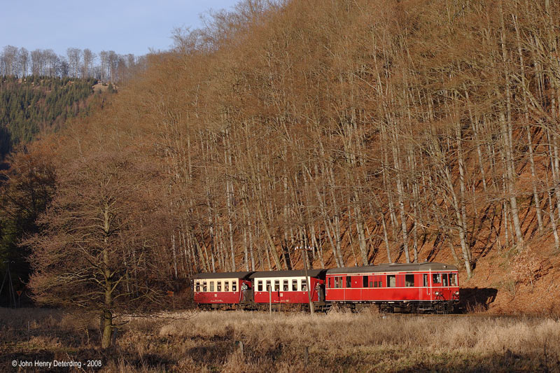 Nur ein Schlepptriebwagen