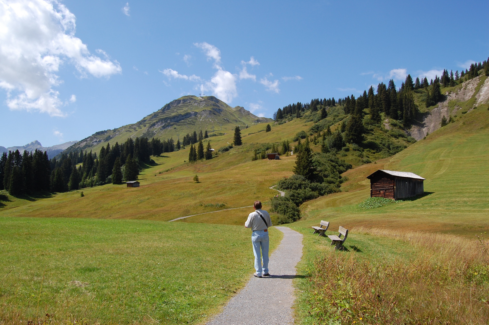 Nur ein Spaziergang in Oberlech…;