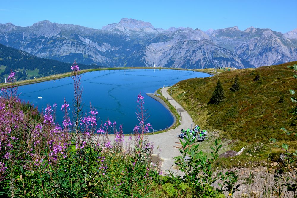 Nur ein Speichersee zur Versorgung der Schneekanonen…