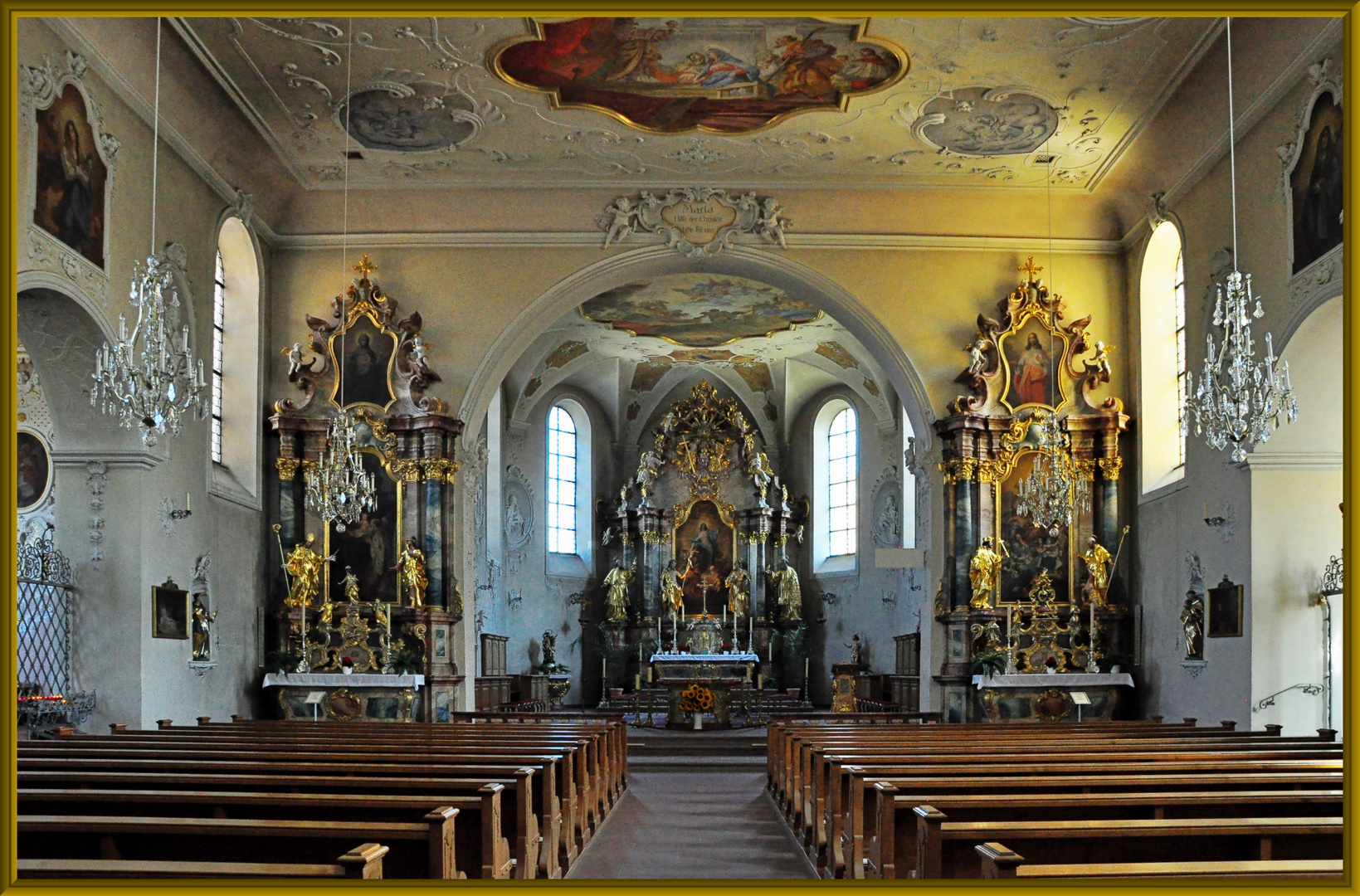 Nur eine der vielen Barock-Kirchen im Schwarzwald