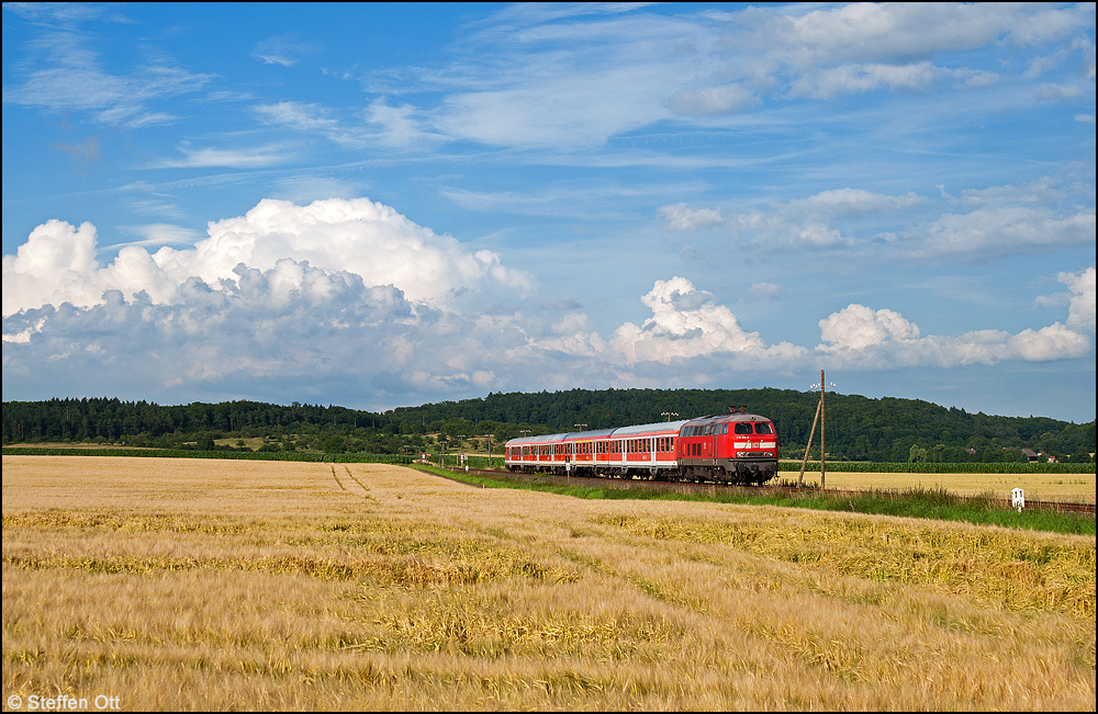 Nur eine kleine 218 in der weiten Wetterau