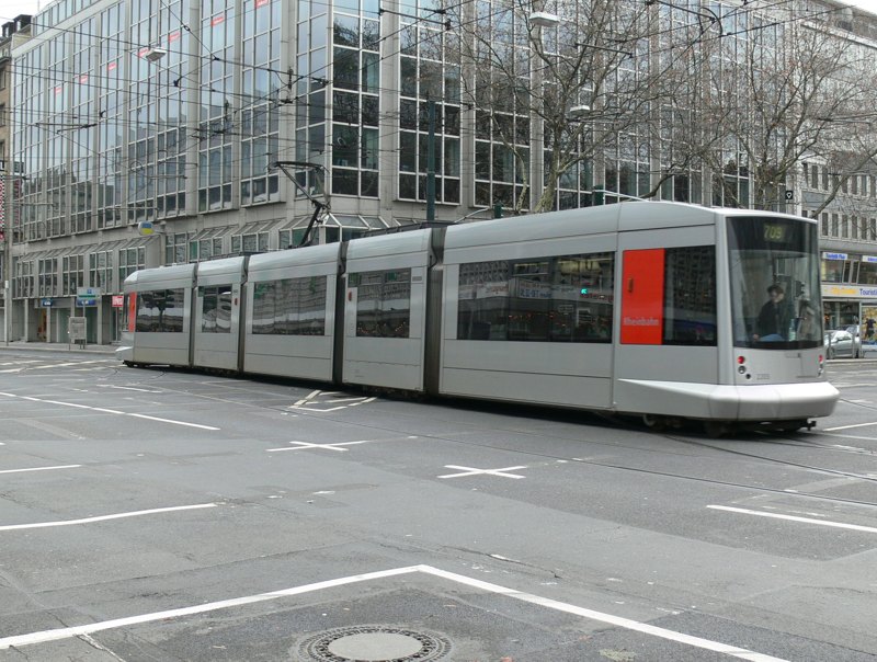 Nur eine Niederflurbahn