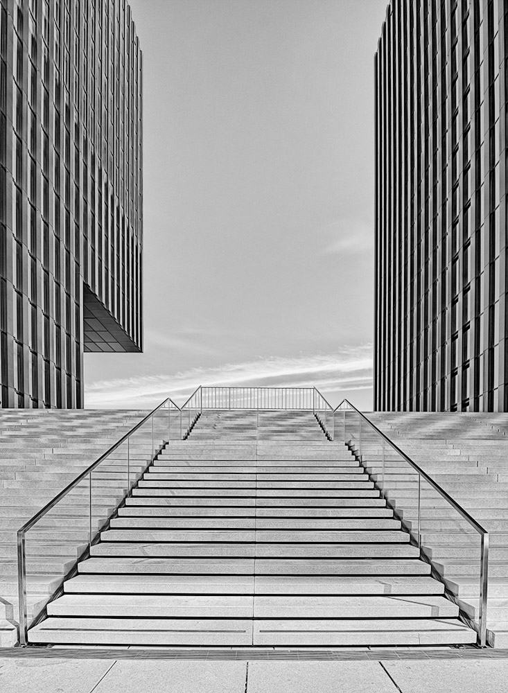 nur eine Treppe