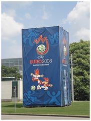 Nur eine von vielen ankündigungen für die Euro 2008 - gesehen