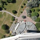 Nur für Schwindelfreie: Blick vom Florianturm Dortmund