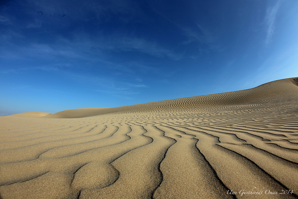 Nur Himmel und Sand