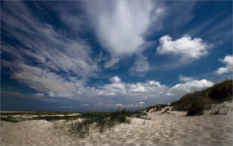 nur Himmel, Wolken, Weite