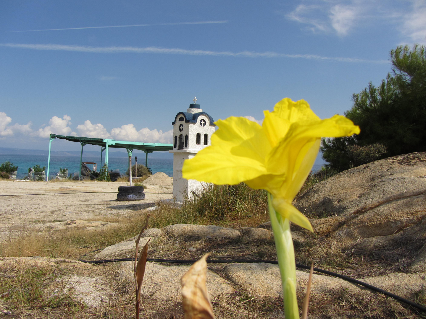 Nur mal so zwischendurch aus einem Reiseordner hervorgekramt . . . Sarti, Griechenland :)