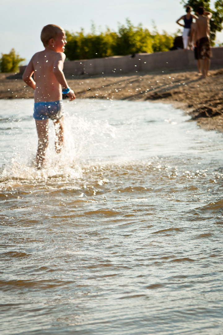 nur noch ein bisschen Wasser!