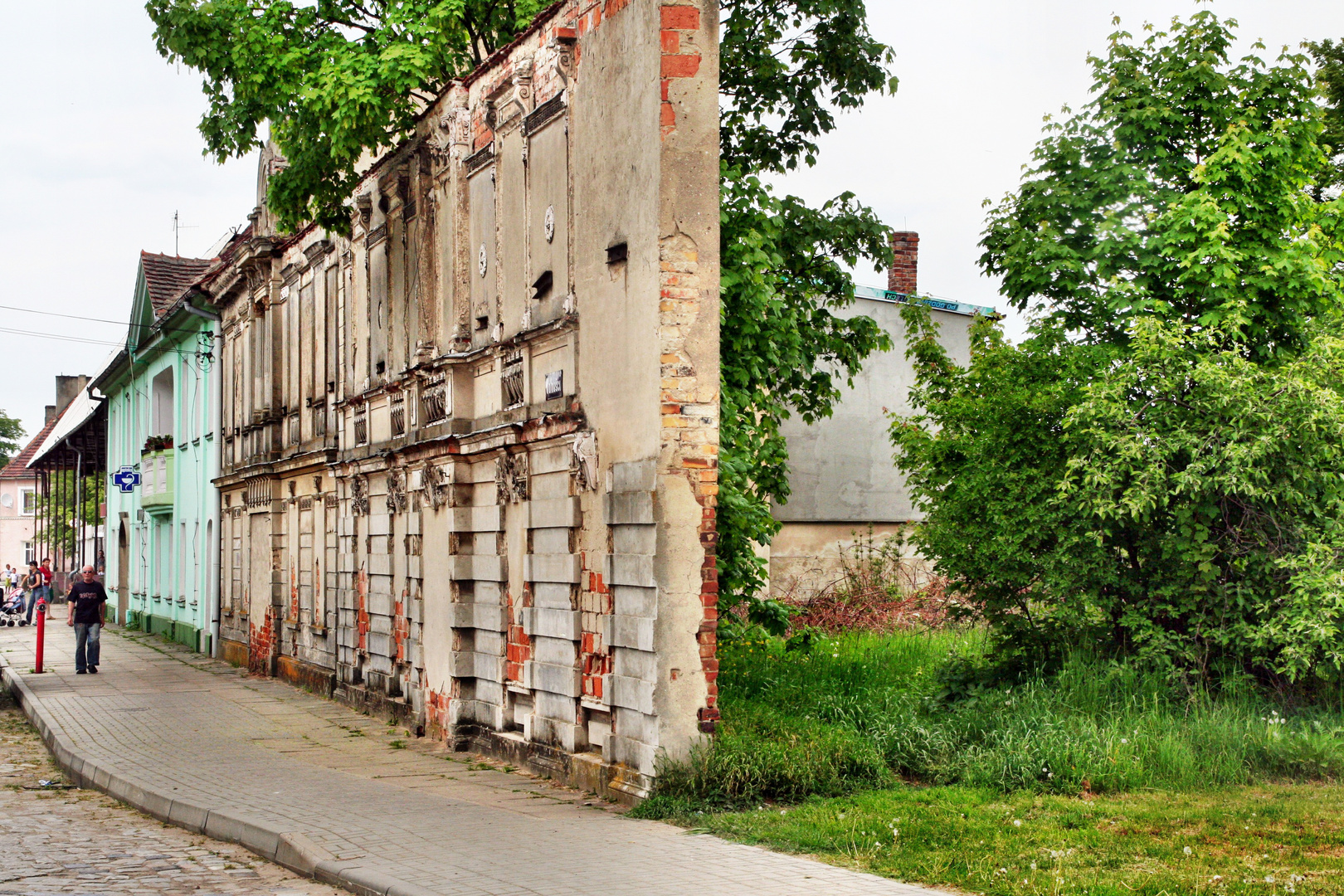 Nur noch Fassade (Brody, einst Pförten; in Polen