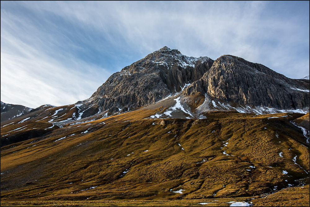 nur noch wenig Schnee...